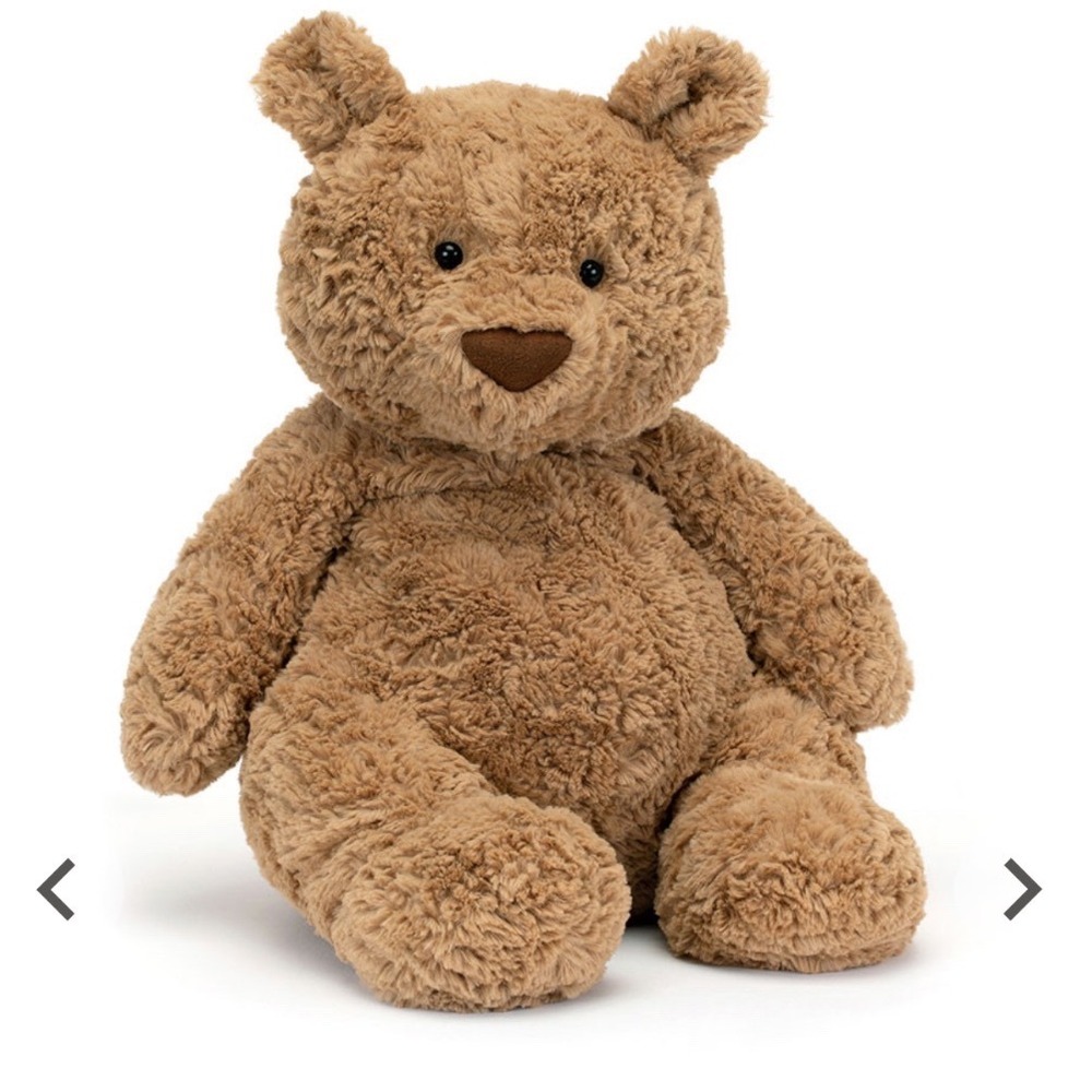 Jellycat Bartholomew Bear Huge 16" Plushie Stuffed Animal Authentic Teddy